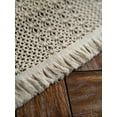 thumbnail image 4 of Hotian Macrame Linen Fall Table Runner with Tassel for Kitchen Dining and Home Decor Beige 78.7 x 11.8", 4 of 4