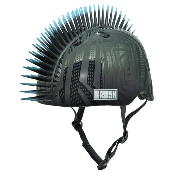 Krash Black Gator Multisport Helmet, Youth 8  (54â58 cm)