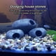thumbnail image 2 of Greeniant Accesorios para cuevas de acuario, adornos subacuáticos para mascotas, suministros para mascotas, piedra de cerámica, refugio para cría de Alimentadores automáticos de peces S Greeniant PT003941-02, 2 of 6