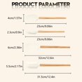 thumbnail image 3 of HmNPlay Bakeware,Bakeware Sets Silicone Spatula Set Grade Rubber Spatula 4 Piece Nonstick Rubber Spatulas Spoonula Jar Scraper For Cooking Baking Mixing Frosting Heat Up To 600°F, 3 of 9