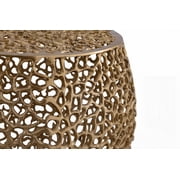 ET3403-18 Side Gold Modern Table - Contemporary Elegance