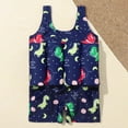 thumbnail image 3 of GYRATEDREAM Boy Girl One Piece Buoyancy Vest Swimsuit 2-6Y Toddler Kids Dinosaur Flotation Swimwear, 3 of 6