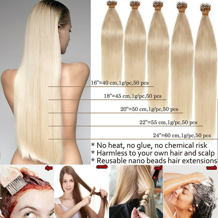Micro Bead Hair Extensions  Micro Bead Hair Extensions Pros Cons - Nano  Rings Hair - Aliexpress