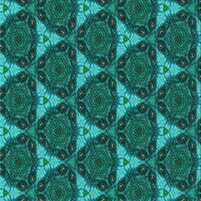 Ahgly Company Machine Washable Indoor Square Transitional Dark Turquoise Green Area Rugs, 5' Square