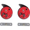 thumbnail image 3 of 2pcs Super 300 Db Train Horn For Trucks Car Styling 12v Electric Snail Horn Air Horn Raging Sound For Motorcycle Car Accessories, 3 of 4