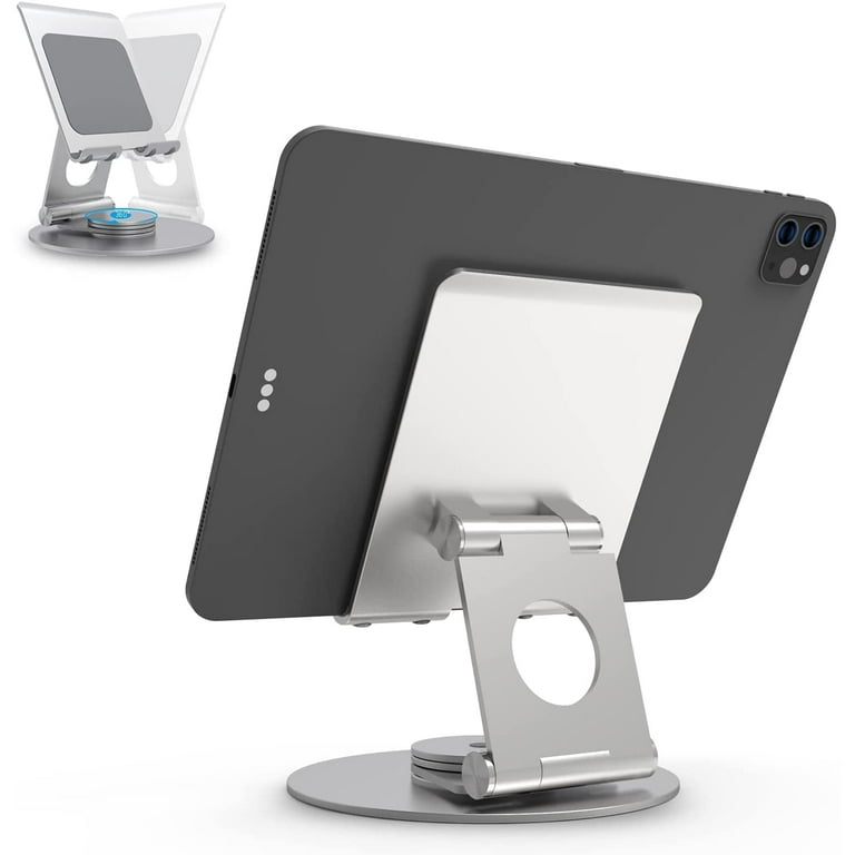 Aluminum H06 Tablet Stand Desk Riser 360° Rotation Multi-Angle Height  Adjustable Foldable Holder Dock For Xiaomi iPad Tablet Lap