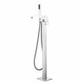 thumbnail image 3 of Vanity Art Single Handle Floor Mounted Freestanding Tub Filler with Handshower, 3 of 3