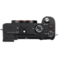 thumbnail image 3 of Sony Alpha a7C Mirrorless Digital Camera (Body Only, Black) with Essential Accessory Bundle - Includes: SanDisk Extreme PRO 64GB Memory Card, 2x Seller Supplied Replacement FZ100 Batteries & More, 3 of 7
