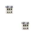 thumbnail image 3 of Ounissouiy 1:12 casa de muñecas portátil encantador miniatura decorativo extraíble juguete de repuesto modelo residente accesorios de juguete Beige 2piezas, 3 of 6