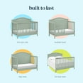 thumbnail image 2 of daVinci Charlie 4-in-1 Convertible Crib in Light Sage, 2 of 7