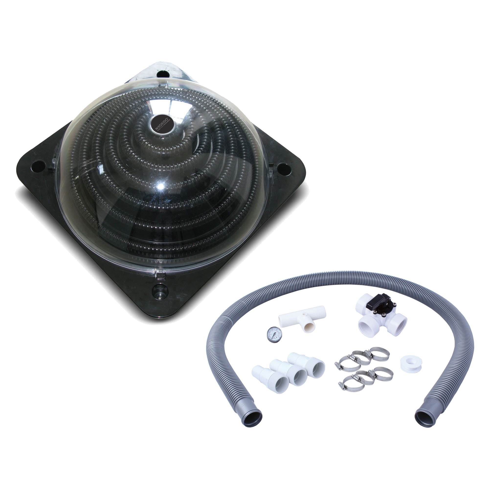Kokido Keops Solar Dome Above Ground Swimming Pool Water Heater with