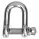 thumbnail image 1 of Grillete de Anillo en D, Grillete de Anclaje de Anillo en D, Conector de Cadena Con Pasador de Tornillo de Acero inoxidable 304, Herramienta de Terrestre Terrestre, 1 of 7