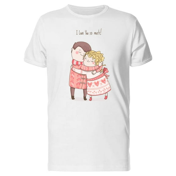 I Love You So Much Cute Couple Tee Men's -Image by Shutterstock