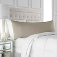 thumbnail image 1 of The Great American Store 1800 Series Microfiber Solid Taupe, Long Body Pillowcases (20"x 56") - Envelope Closure End - Wrinkle, Fade, Stain Resistant - Hypoallergenic, 1 of 4