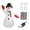 White, variant on LAZIOEGR 8FT Tall Christmas Inflatable Snowman Outdoor Yard Decoration, EU Plug 220V, Prelit LED