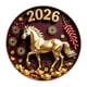 thumbnail image 2 of Listado Colgante acrílico 2D del Año del Caballo 2026 (rojo, 1 unidad) JASKFLY, 2 of 7
