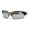 Brown Beige Silver Mirror, variant on Mens Xloop Hunters Camo Half Rim Plastic Sunglasses Brown Beige Silver Mirror
