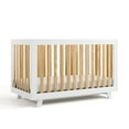 thumbnail image 3 of Storkcraft Beckett 3-in-1 Convertible Baby Crib, White/Natural, 3 of 13