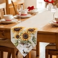 thumbnail image 2 of Sunflower Fireplace Mantel Scarf - 60x17 Seasonal Decor For Christmas Halloween Fall 2 of 6