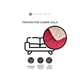 thumbnail image 3 of Cubre Sala Doble Vista 3 Piezas Tinto y Beige Dormireal, 3 of 5