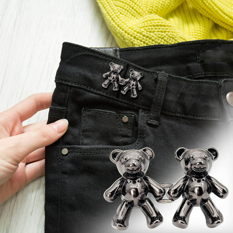 Cute Bunny Jeans Button Pins No Sew Button Extenders And - Temu