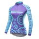 thumbnail image 3 of Maillot de ciclismo para mujer, camisetas de manga larga, camisetas de ciclismo, chaqueta de bicicleta con bolsillos, camisetas de protección solar de secado rápido, 3 of 5