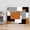 Orange, variant on Orange Black Grey Wall Art for Living Room,Canvas Picture Wall Decor for Bathroom Bedroom,Middle Century Irregular Geo Abstract Art Painting Artwork for Office Hallway Dining Room Decor 16"x20"