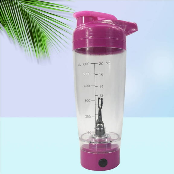 MUSEYA Electric Mixing Shaker Bottle Protein Shaker Bottle PP Mixing for Gym Use 1Set