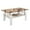 Brown and White, variant on Gzxs 39.2 Inch Rectangle Coffee Tables, 2-Tier Glass Top Coffee Table with Storage Shelf, Modern Minimalist Center Table for Living Room Small Space (Clear and White)