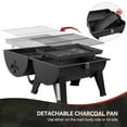 thumbnail image 5 of Royal Gourmet Portable Charcoal Grill with Two Side Cooking Area, Outdoor Compact BBQ Grill for Backyard Camping, CC1619, 5 of 9