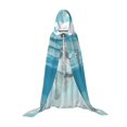 thumbnail image 7 of Honeii Swimming Cat Goggles Print Poncho Cape, Cloak Coat, Snuggly Hooded Wearable Blanket, Hooded Cape For Teenagers,Halloween Costumes-Medium, 7 of 7