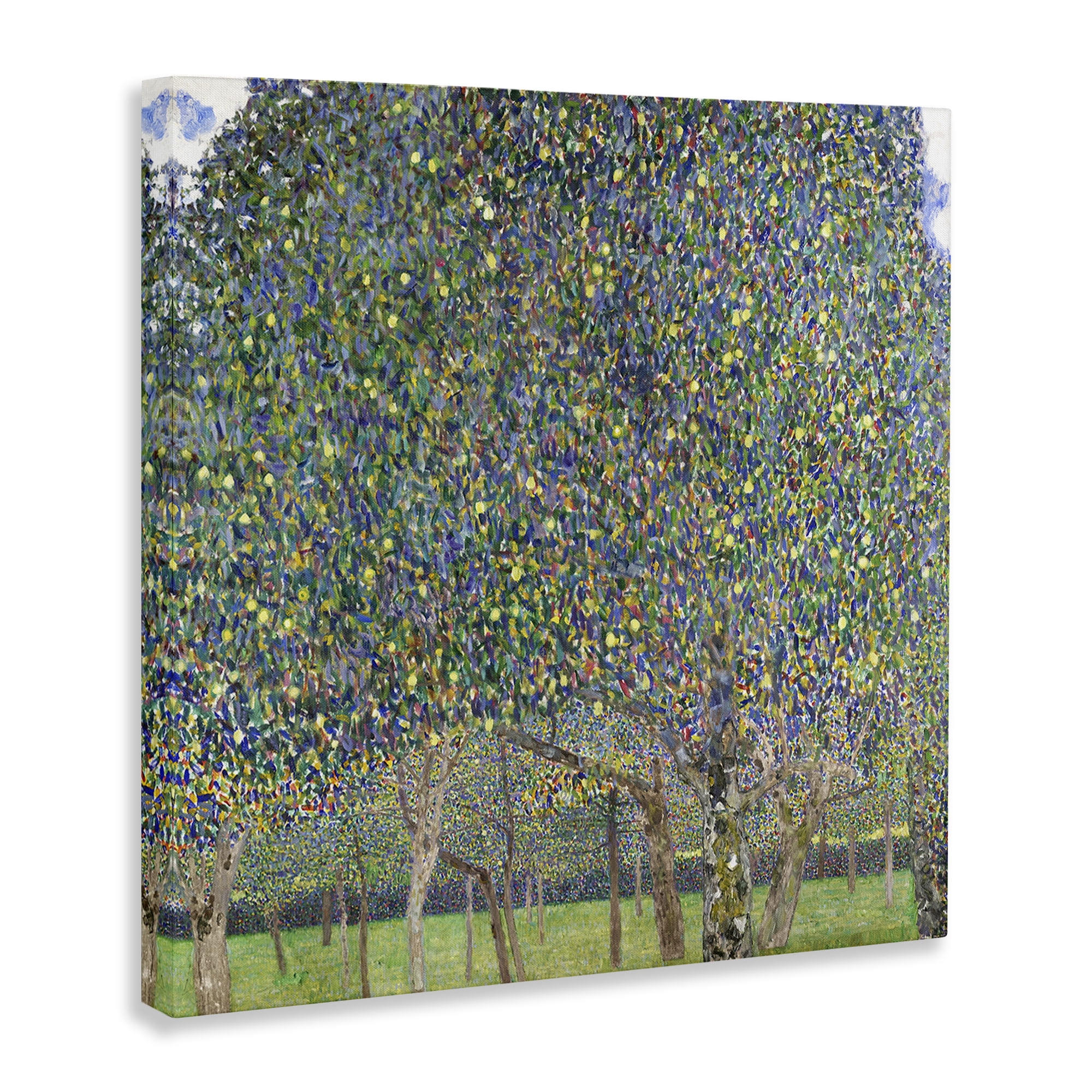 Stupell Industries Abstract Mosaic Trees Landscape & Nature Painting Wrapped Canvas Art Print Wall Art, 30 x 30