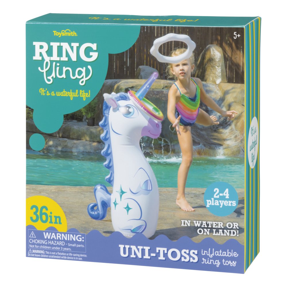 Toysmith Toysmith Ring Fling 36" UniToss Inflatable Ring Toss Game