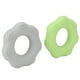 thumbnail image 3 of 2 uds anillo ejercitador de dedo de silicona masaje punto convexo anillo fortalecedor de agarre de mano verde gris 30lb, 3 of 8