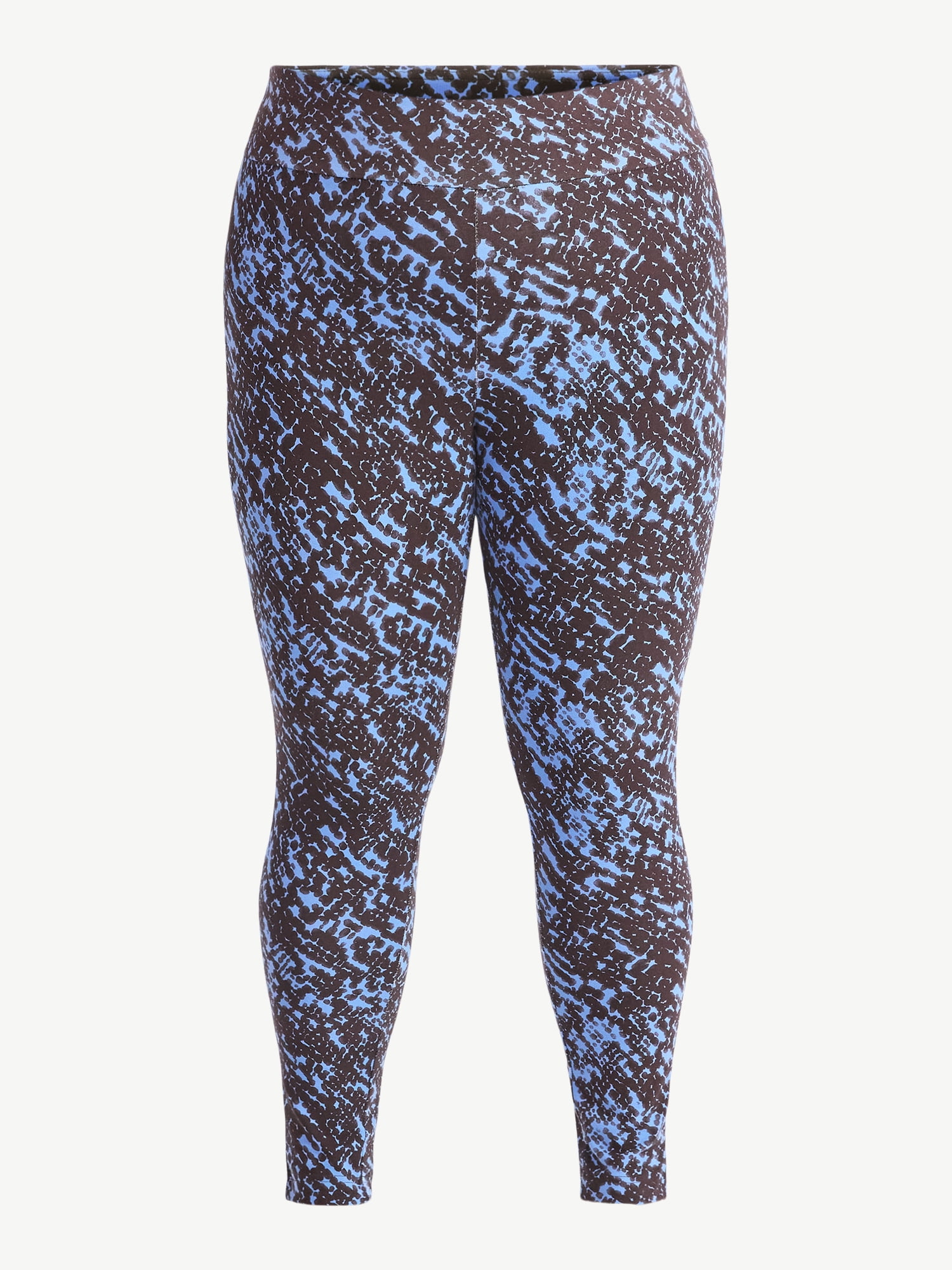 Terra & Sky Women's Plus High Waist Full Length Leggings, Sizes 0X-5X