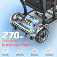 thumbnail image 6 of EAGLOG Light Weight 4 Wheels Mobility Scooter for Seniors, Electric Folding Wheelchair Device for Travel, Silver, 6 of 13