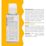 LUBELIFE Travel Size Water-Based Lubricant For Sex, Non-Staining and Easy Clean Personal Lube, Toy-Safe, 2 fl oz