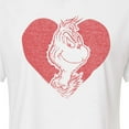 thumbnail image 3 of The Grinch - Grinch Heart  - Juniors Cropped Cotton Blend T-Shirt, 3 of 5