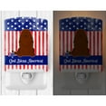 thumbnail image 2 of Caroline's Treasures BB3045CNL PatrioticCaucasian Shepherd Dog Ceramic Night Light, 6x4x3", multicolor, 2 of 2