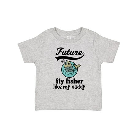 

Inktastic Future Fly Fisher Like My Daddy Gift Toddler Boy or Toddler Girl T-Shirt