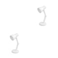 thumbnail image 1 of Baohd Folding Reading Lamp Adjustable Book Lamp Bedroom Small Night Lights Mini Book Clip Light Warm Light Eye for Protection Table Lamp white 2Set, 1 of 6