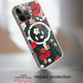 thumbnail image 3 of For Apple iPhone 16 Pro (6.3") Hybrid Flower Design Stylish Fashion Thick Hard MagSafe Compatible Shockproof Cover ,Xpm Phone Case [ Red Luna Roses ], 3 of 8