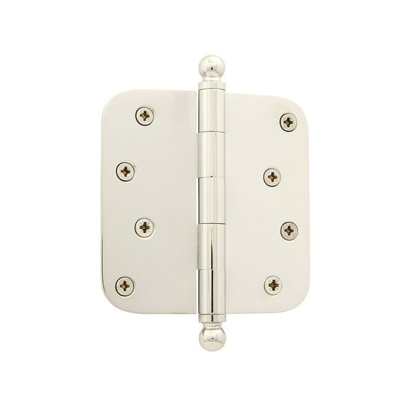 Grandeur Balhng-Rd-St-Res-4 Solid Brass 4 X 4" Plain Bearing 5/8" Radius Corner Mortise