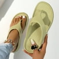 thumbnail image 4 of Leozcaa Womens Casual Flip Flops Yoga Mat Comfortable Cushion Arch Support Walking Thong Sandals Slipper, 4 of 6