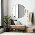 thumbnail image 3 of Bouclair Taupe Fabric Wood and Metal Storage Bench with Shoe Rack, 3 of 10