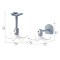 thumbnail image 3 of Gancho de seis garras BuyWeek ganchos giratorios 360 grados para cocina, 3 of 12