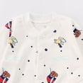 thumbnail image 3 of Gubotare Baby Clothes Girl Newborn Infant Baby Girl Romper Ruffle Long Sleeve Plaid Jumpsuit Cute One Piece Outfit Fall Winter Clothes 0 3 6 9 12 18 Months (White,3-6 Months), 3 of 4
