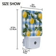 thumbnail image 4 of Yayeee LED Night Light for The Home Plug in With Light Sensors 2 Pack, Light Blue Plaid, 4 of 6