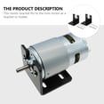 thumbnail image 5 of 2 Sets Gear Motor Bracket Premium Small Motor Mount Horizontal Mounting Bracket, 5 of 5