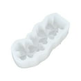 thumbnail image 1 of Moldes de silicona para velas, fáciles de desmoldar, de grado alimenticio, para hacer tú mismo, moldes para chocolate, pasteles, manualidades, decoración del hogar, trébol de cuatro hojas., 1 of 14